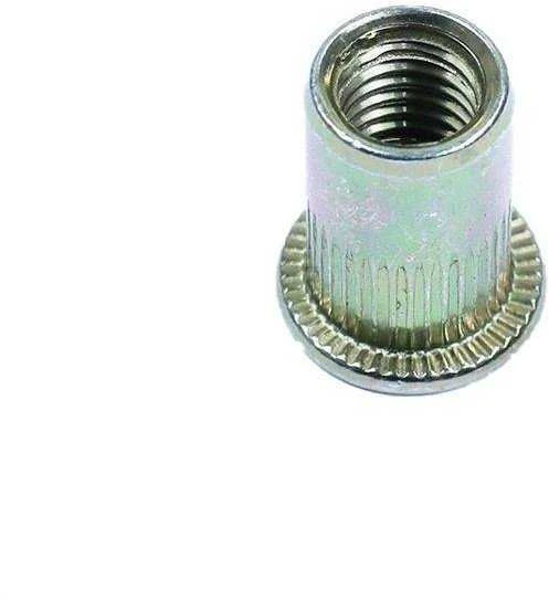 Haushalt Plieninės kniedinės veržlės, lygios M4 9,7 mm, 20 vnt.