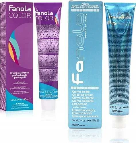 Fanola Crema Colore Permanent Hair Dye 7.66 Skirtas šviesiems plaukams Intense Raudona, 100 ml
