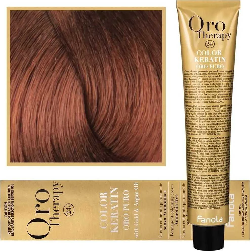 Fanola Oro Therapy Color Keratin Oro Pure 7.4, 100 ml
