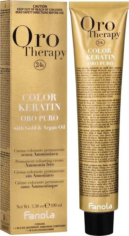 Fanola Oro Therapy Color Keratin Oro Pure 7.4, 100 ml