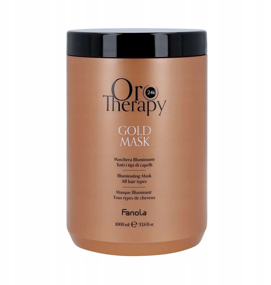 Fanola Oro Therapy 24K Gold Mask Hair Mask plaukų kaukė, 1000 ml