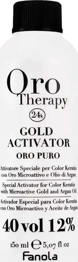 „Oro Therapy“, auksinis, plaukų oksidantinis losjonas, 12 %, 40 tūrio, 150 ml