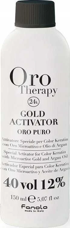 „Oro Therapy“, auksinis, plaukų oksidantinis losjonas, 12 %, 40 tūrio, 150 ml
