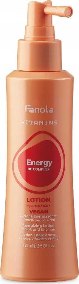 Fanola Vitamins Energy Losjonas nenuplaunamas plaukų priežiūrai moterims, 150 ml