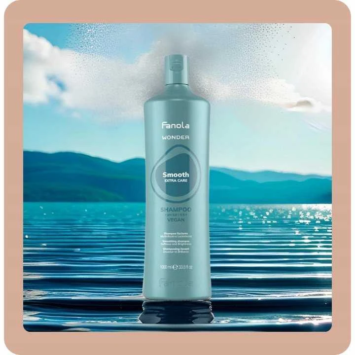 FANOLA_Wonder Smooth Extra Care plaukų tiesinimo šampūnas 1000 ml