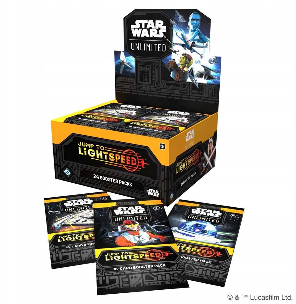Fantasy Flight Games Star Wars: Unlimited - Jump to Lightspeed Booster Ekranas (24 Booster)