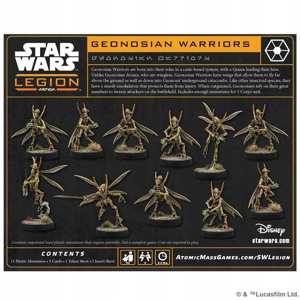 Fantasy Flight Games figūrėlė Star Wars: Legion 2.0 – Geonosian Warriors