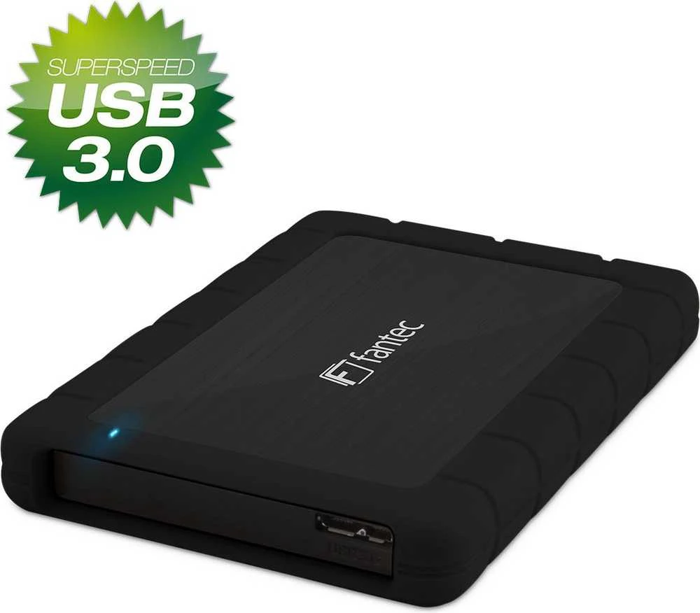 Fantec AluPro išorinis diskas su USB 3.0 indikatoriumi