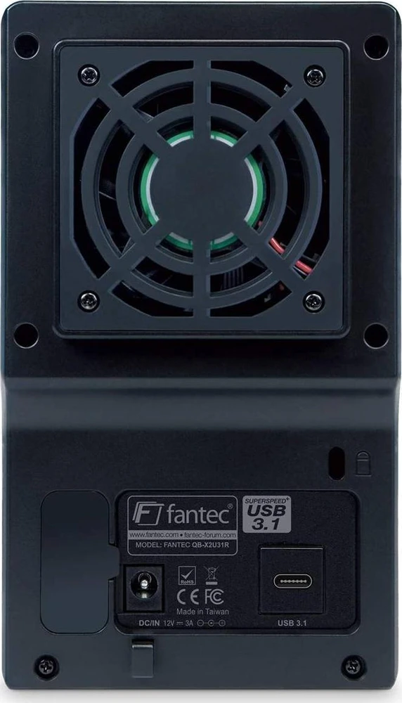 Fantec Fantec FANTEC QB-X2U31R RAID CASE/2X3.5IN SATA HDD USB3.1 C 10G