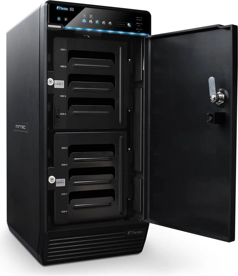 FANTEC QB-35US3-6G - Disko korpusas 3.5" - Maitinimo blokas-ventiliatorius - USB 3.0 Serial ATA