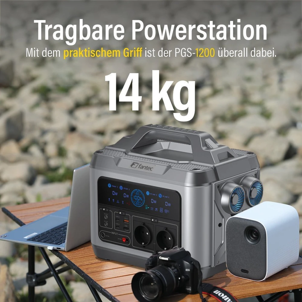 Fantec Stacje zasilania PGS-1200 1100 Wh