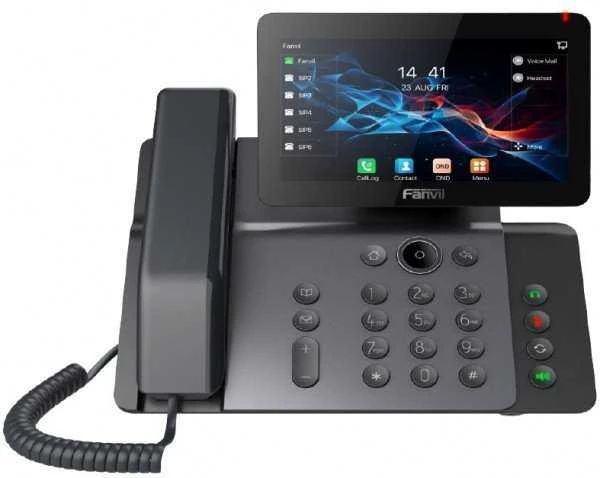 Telefonas „Fanvil Fanvil V66“, aukščiausios kokybės IP telefonas / SIP / POE / Gigabit / USB prievadas / „Bluetooth“ / „Wi-Fi“