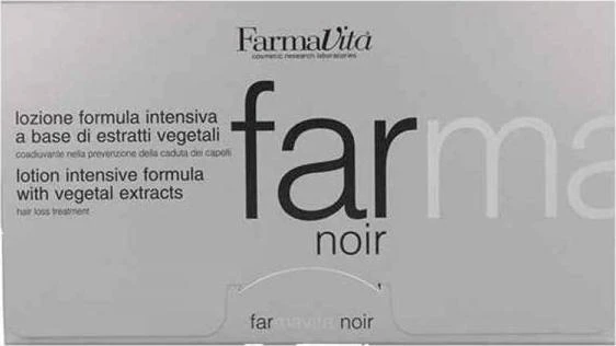 Farmavita Far Noir losjonas nuo plaukų slinkimo ir pleiskanų, 12 x 8 ml