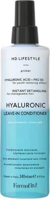 FARMAVITA_HD Lifestyle hialurono rūgšties nenuplaunamas kondicionierius su hialurono rūgštimi 240 ml