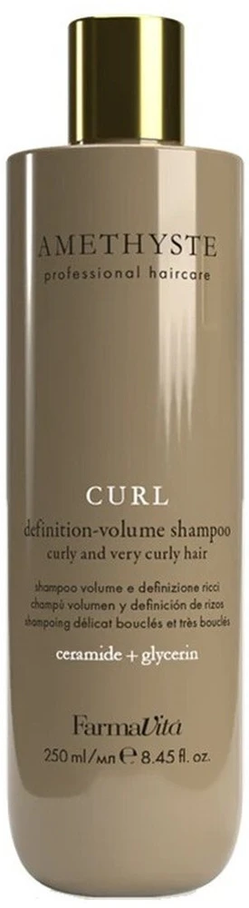 Farmavita Amethyste Curl Definition-Volume šampūnas garbanotiems plaukams 250ml