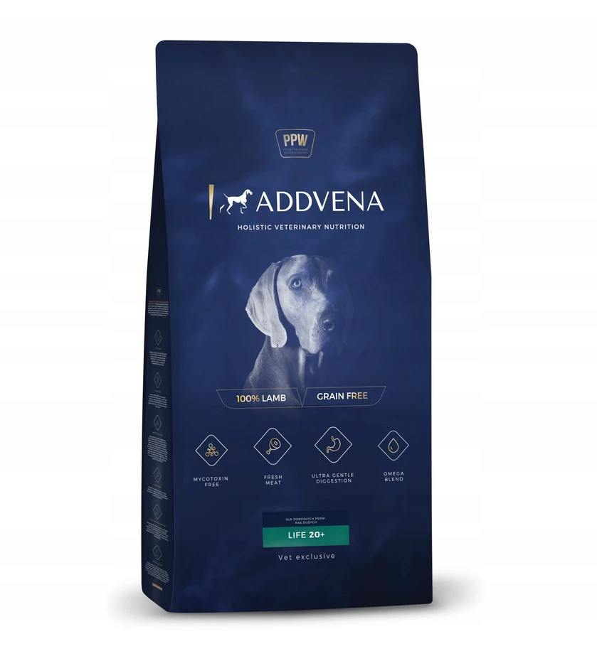 Šunų maistas - ADDVENA Power of Nature Suaugusiųjų Vidutinio/Didelio Kiekio Aviena 2.5kg