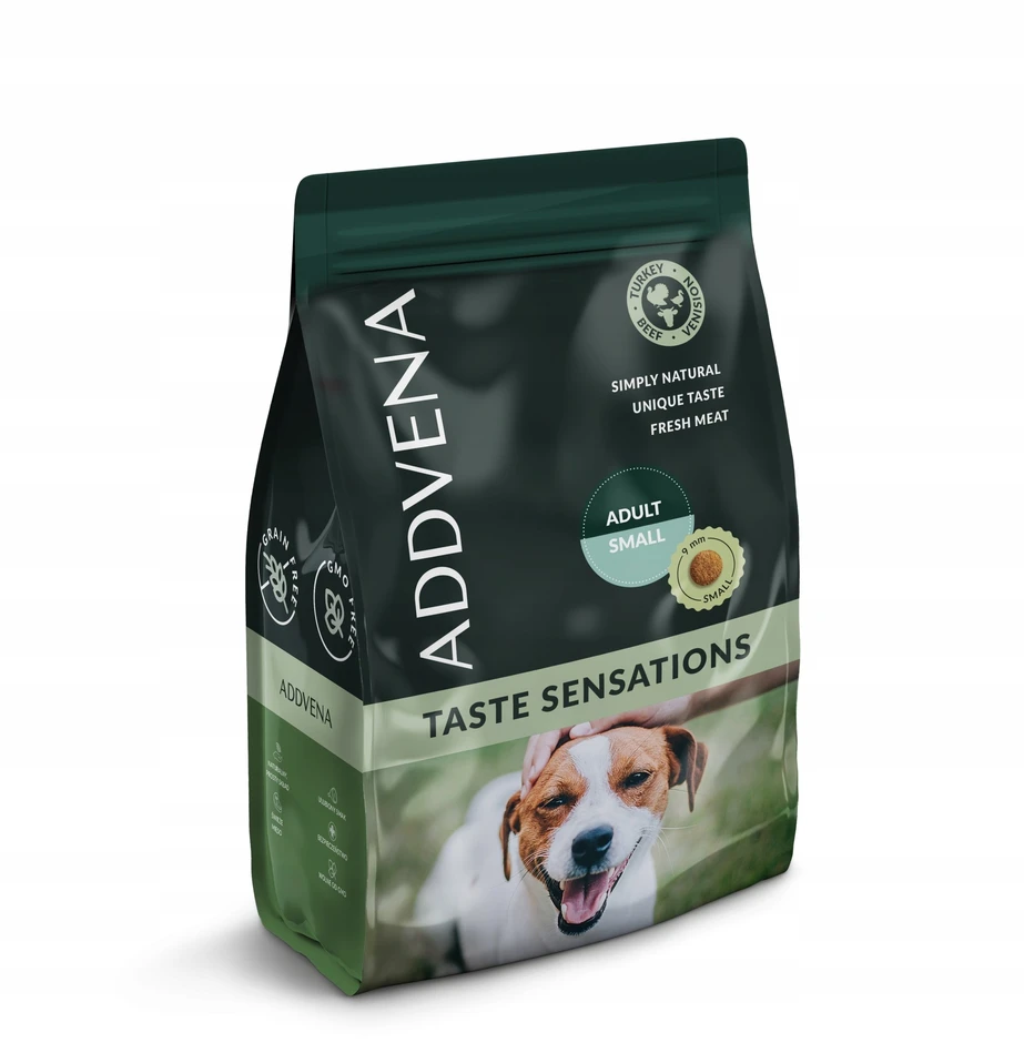 AD1 ADDVENA TASTE SENSATIONS pašaras mažų veislių šunims 2,5kg