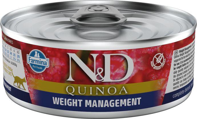 Drėgnas Kačių Maistas - Farmina N&D Quinoa Svorio Valdymui