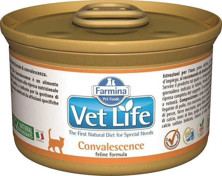 Drėgnas Kačių Maistas - Farmina Vet Life Diet Convalescence, 85 g