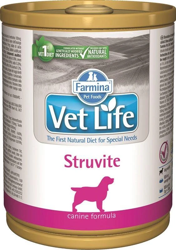 Veterinarinė Dieta - FARMINA Vet Life Diet Šunų Struvito Drėgnas Maistas 300g