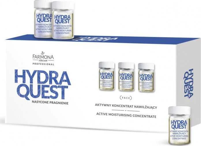 Activeshop Aktyvus drėkinamasis koncentratas Farmona Hydra Quest, 5x5ml