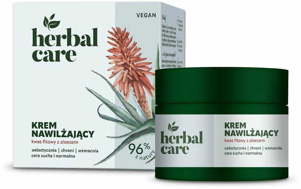 Farmona HERBAL CARE Vegan drėkinamasis kremas su fito rūgštimi ir alaviju sausai ir normaliai odai – dienai ir nakčiai 50 ml
