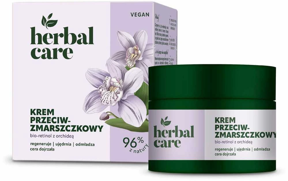 Farmona HERBAL CARE Vegan kremas nuo raukšlių su bioretinoliu ir orchidėja brandžiai odai - dienai ir nakčiai 50 ml