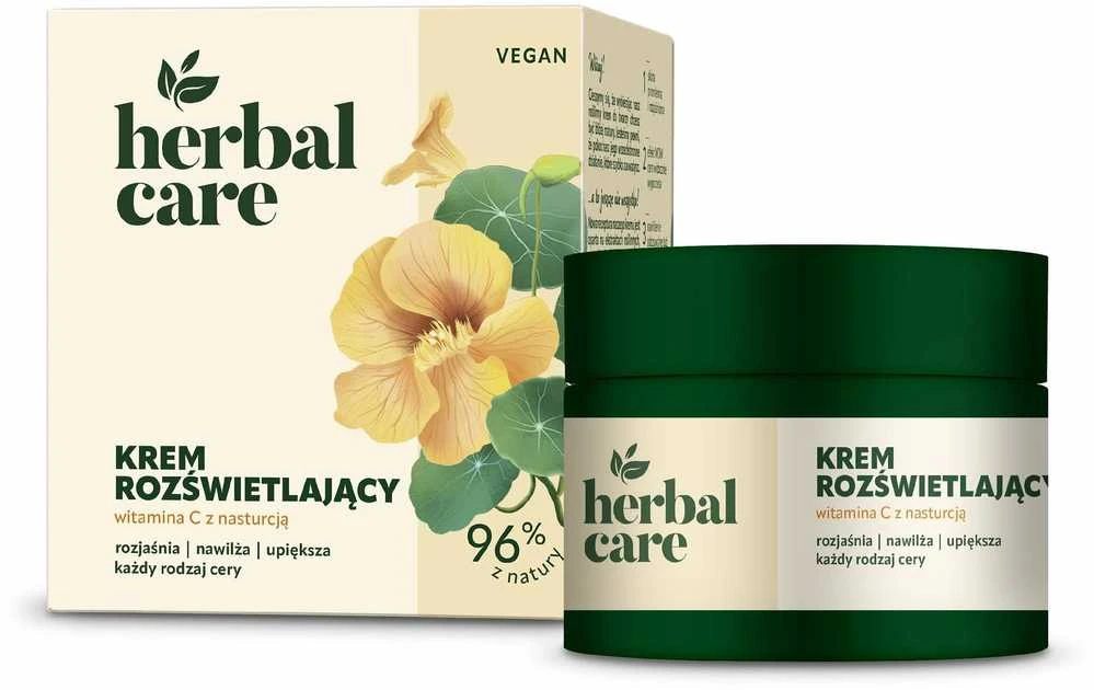 Farmona HERBAL CARE Veganinis šviesinantis kremas su vitaminu C ir nasturte visų tipų odai - dienai ir nakčiai 50 ml