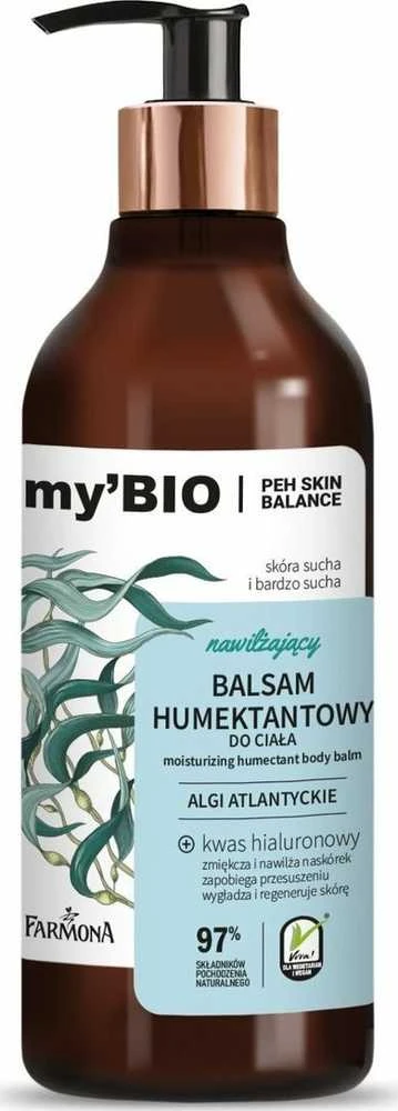 FARMONA my`Bio Moisturizing Humectant kūno balzamas Atlanto dumbliai 400 ml
