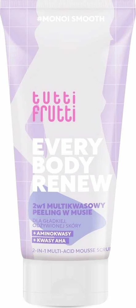 Farmona TUTTI FRUTTI Everybody Renew 2in1 Daugiarūgštinis pilingas putose 200 ml