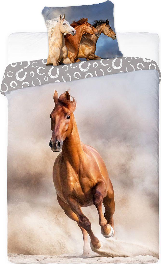 Faro YOUTH BEDDING HORSES BAY HORSE 140X200CM + PILLOW 70X90CM