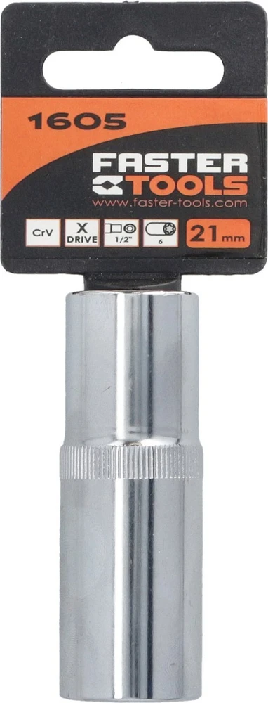 Faster_Tools Ilgoji varžtų galvutė Faster Tools 1/2″ 19 mm 1072