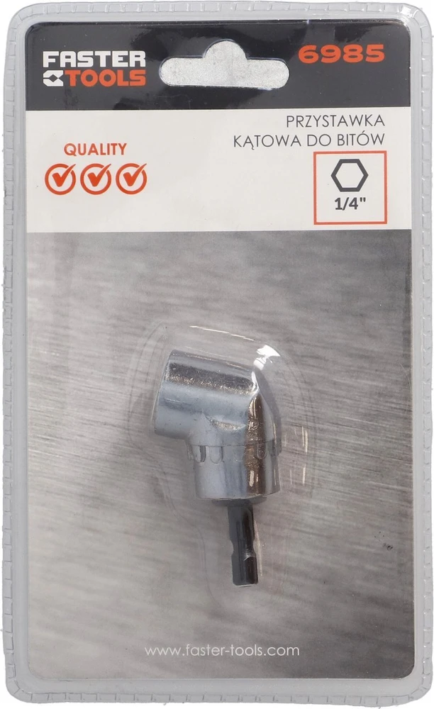 Grąžtas Faster Tools Kampinis laikiklis 90°