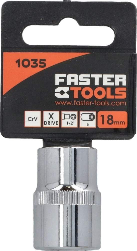 Faster_Tools Varžtų galvutė Faster Tools 1/2″ 10 mm 1028