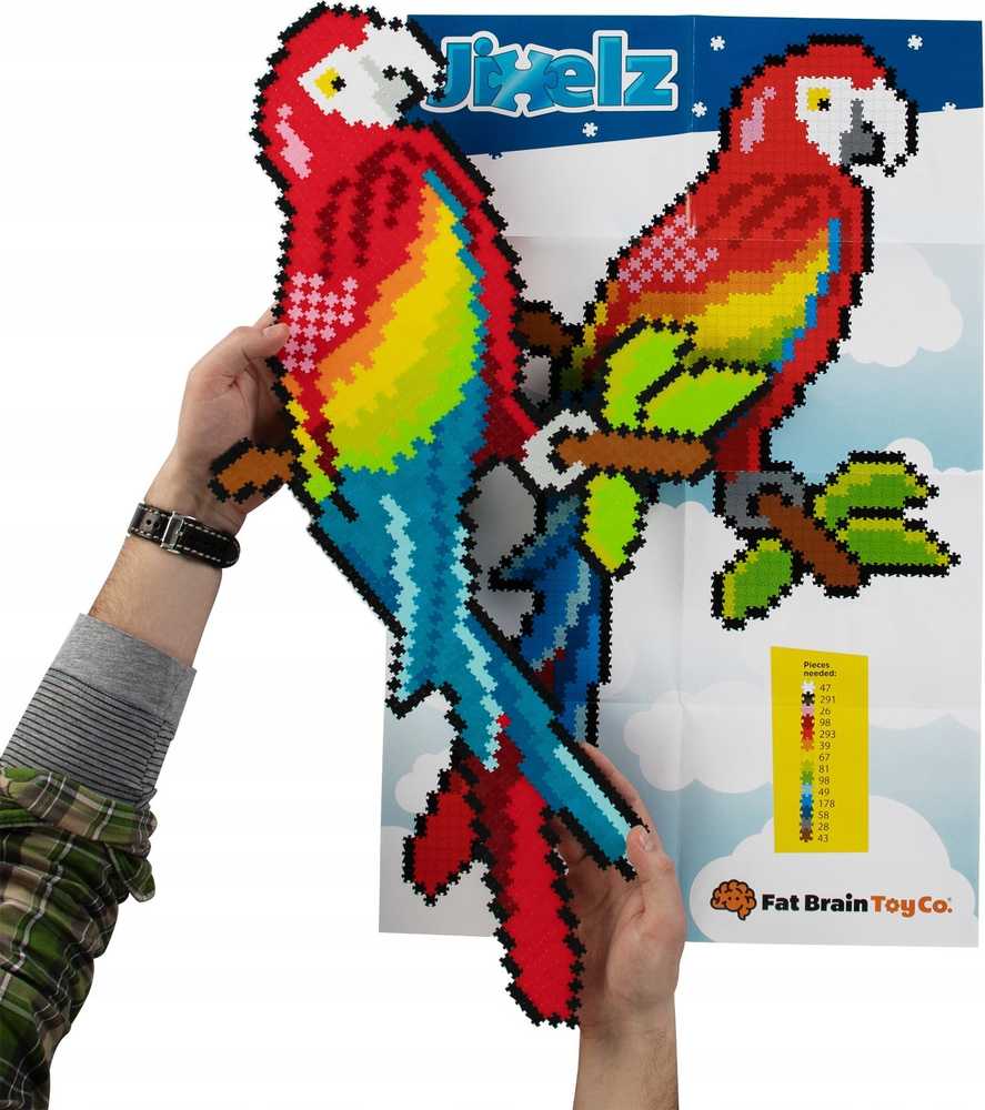 Fat Brain Toys Jixelz 1500 detalių dėlionė - Aukštyn į orą