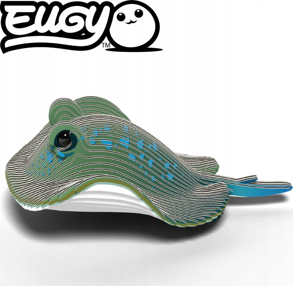 Dėlionė EUGY 3D kartoninis modelis „Kačiukas Tuxedo“