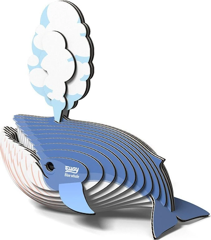 Fat Brain Toys Mėlynasis banginis Eugy Eco* 3D dėlionė