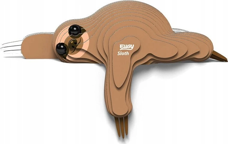 Fat Brain Toys Rudasis lokys Eugy. Eko* 3D dėlionė
