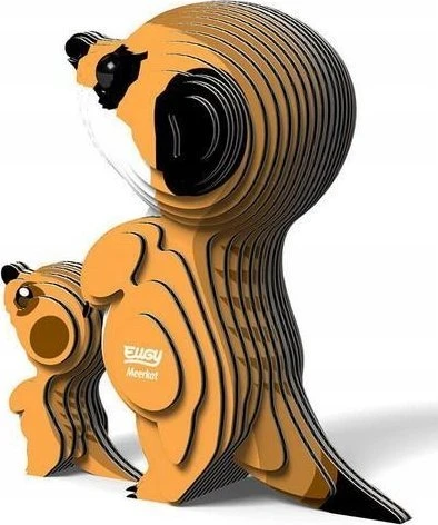 Dėlionė EUGY 3D kartoninis modelis „Surikatos“