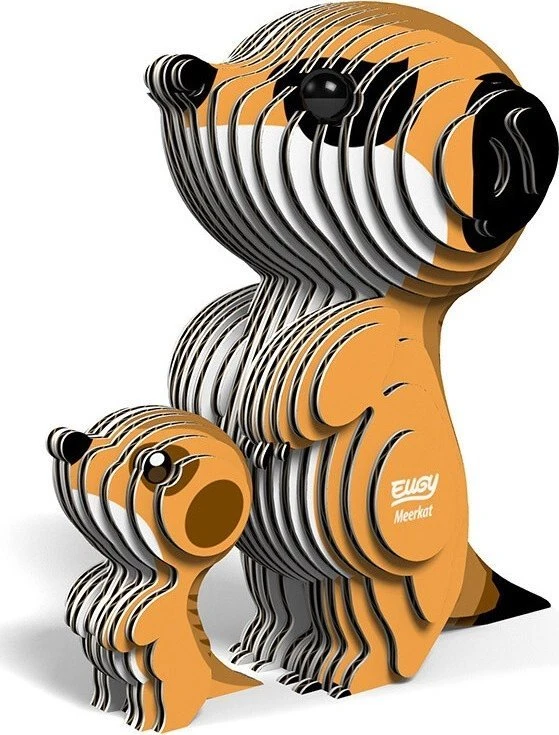 Dėlionė EUGY 3D kartoninis modelis „Surikatos“