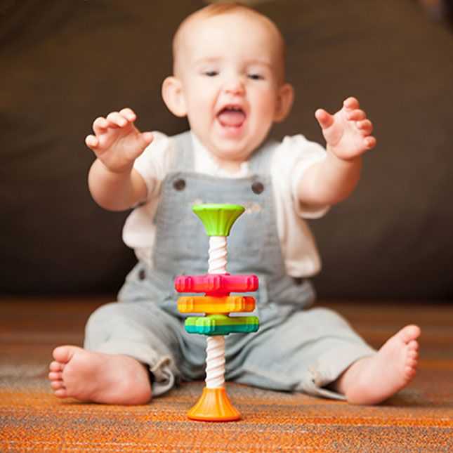 Fat Brain Toys FAT BRAINS edukacinis žaislas MiniSpinny, FA134-1