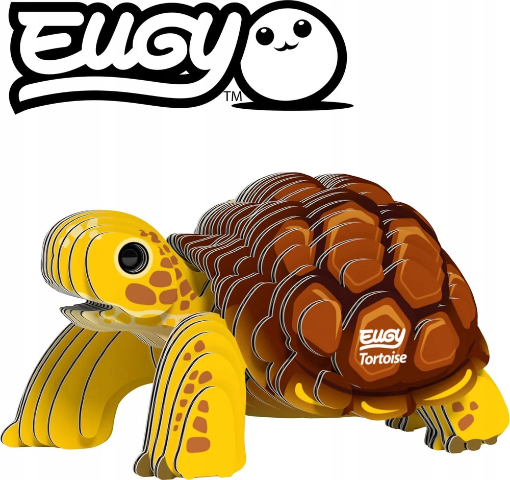 Dėlionė EUGY 3D kartoninis modelis „Sausumos vėžlys“