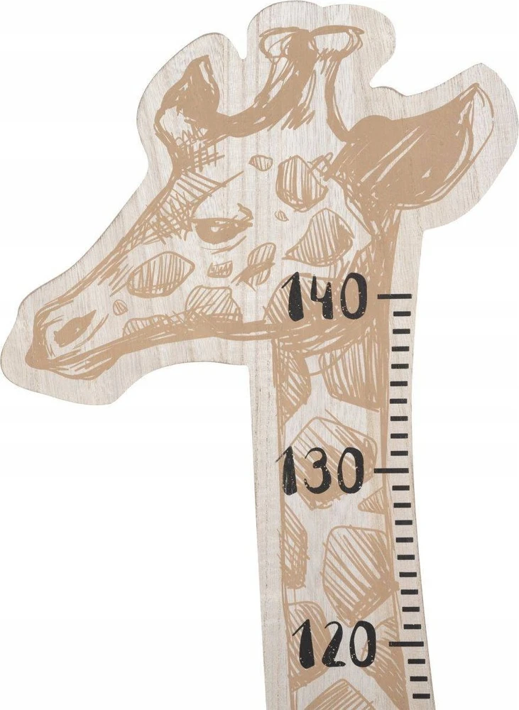 Žirafos formos 140 cm MDF vaiko ūgio matuoklė