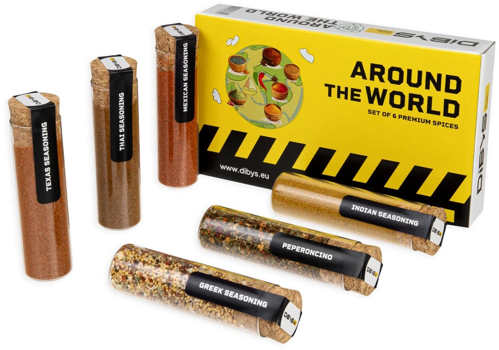 Feeby Prieskonių rinkinys „AROUND THE WORLD“ 6x60ML