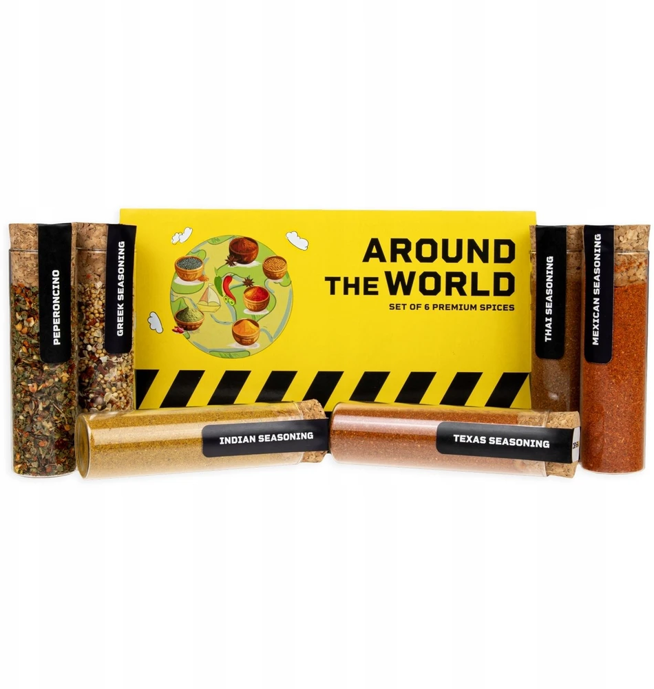 Feeby Prieskonių rinkinys „AROUND THE WORLD“ 6x60ML