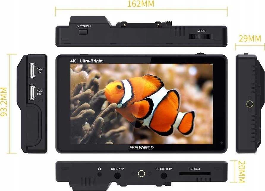 Feelworld Monitorius LUT6S 6" With SDI