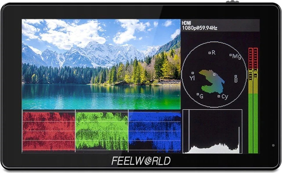 Monitorius - Feelworld LUT5 5.5" 4K Jutiklinis ekranas 1920x1080 HDMI 3D LUT