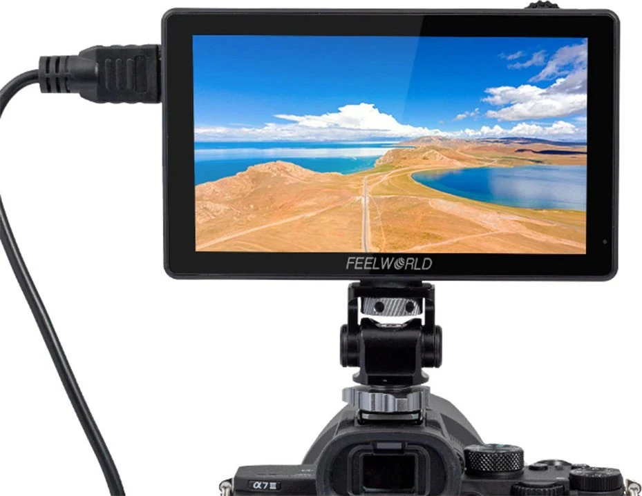 Monitorius - Feelworld LUT5 5.5" 4K Jutiklinis ekranas 1920x1080 HDMI 3D LUT