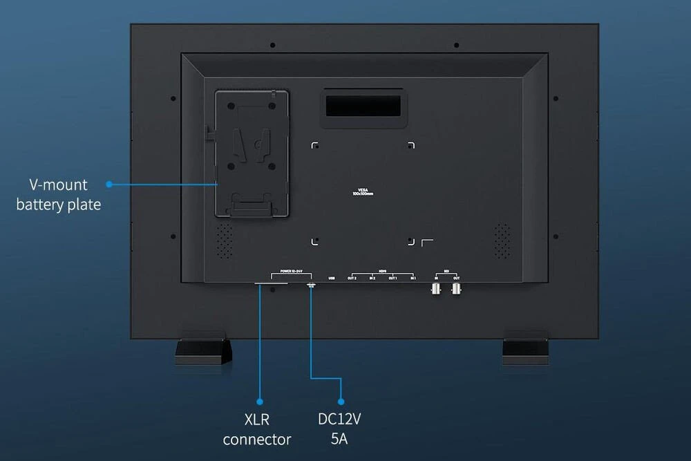 Monitorius - Feelworld FVM215 1000 21.5" Full HD 1000nits 4K HDMI 3G SDI