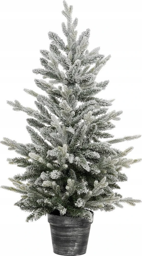 Fééric Lights and Christmas Dirbtinė eglutė vazonėlyje, apsnigta, 100 cm